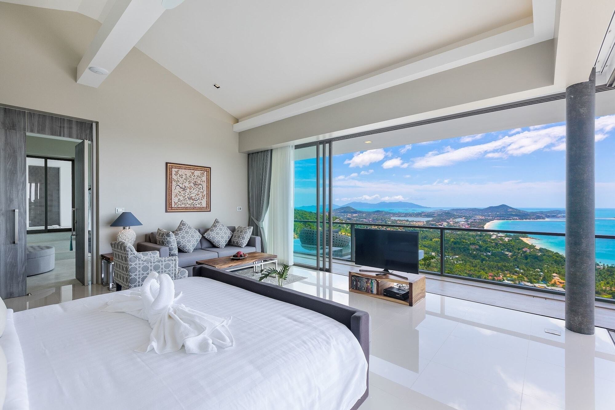 Villa One - New Luxury Sea View Villa Чавенг Бийч Екстериор снимка